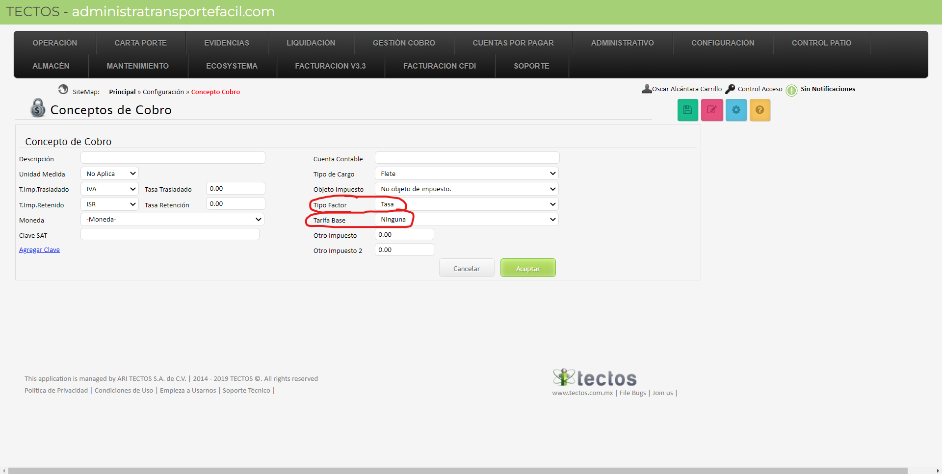 Documentación Sistemas Tectos